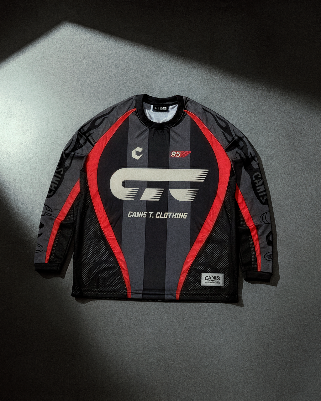 Jersey Cross | Gris/Roja