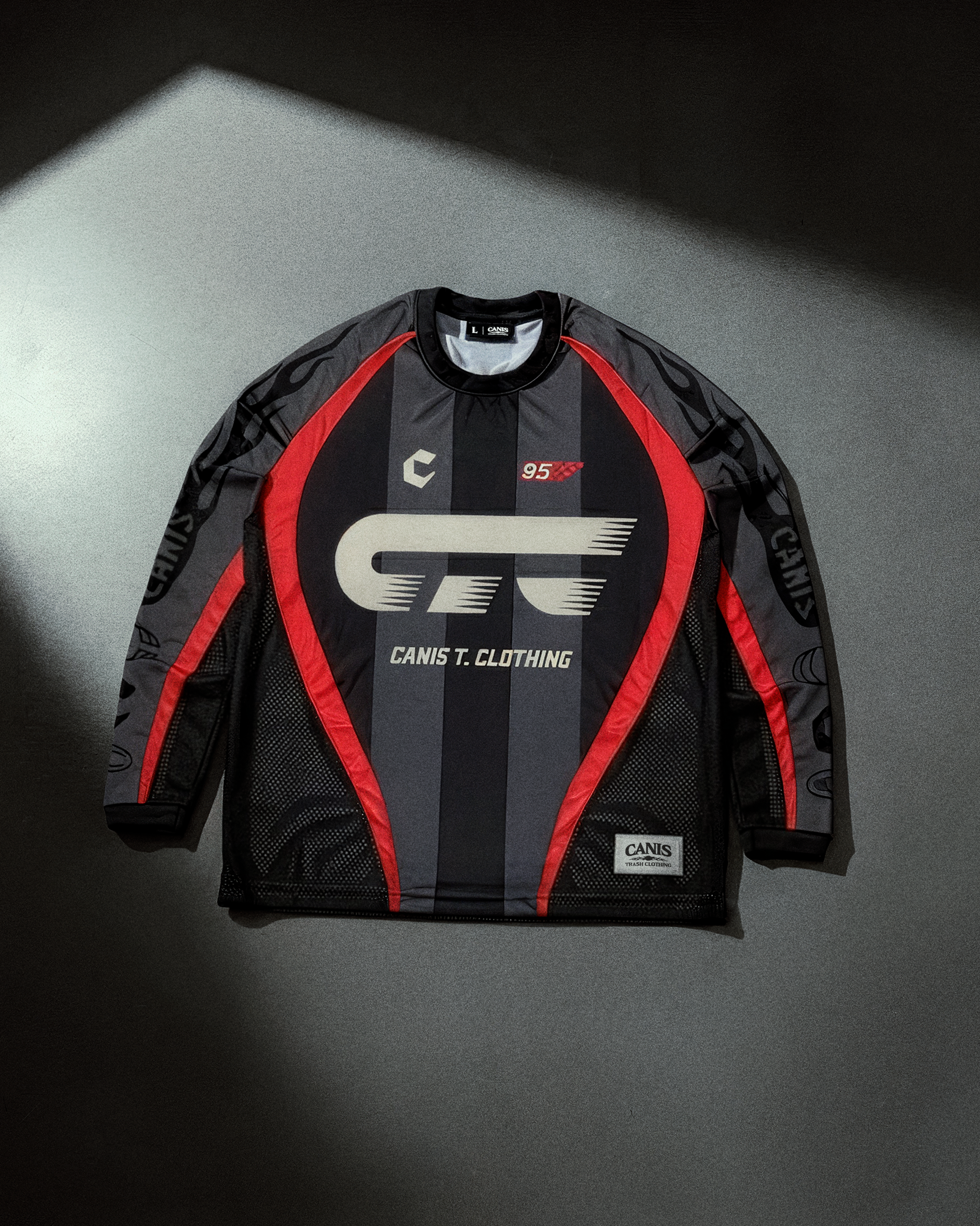 Jersey Cross | Gris/Roja