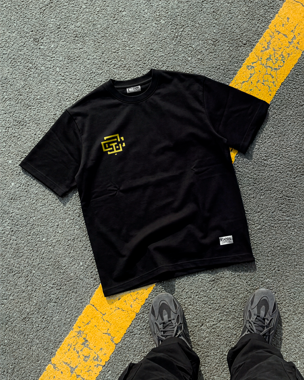 Rider Tee | Negra Oversize