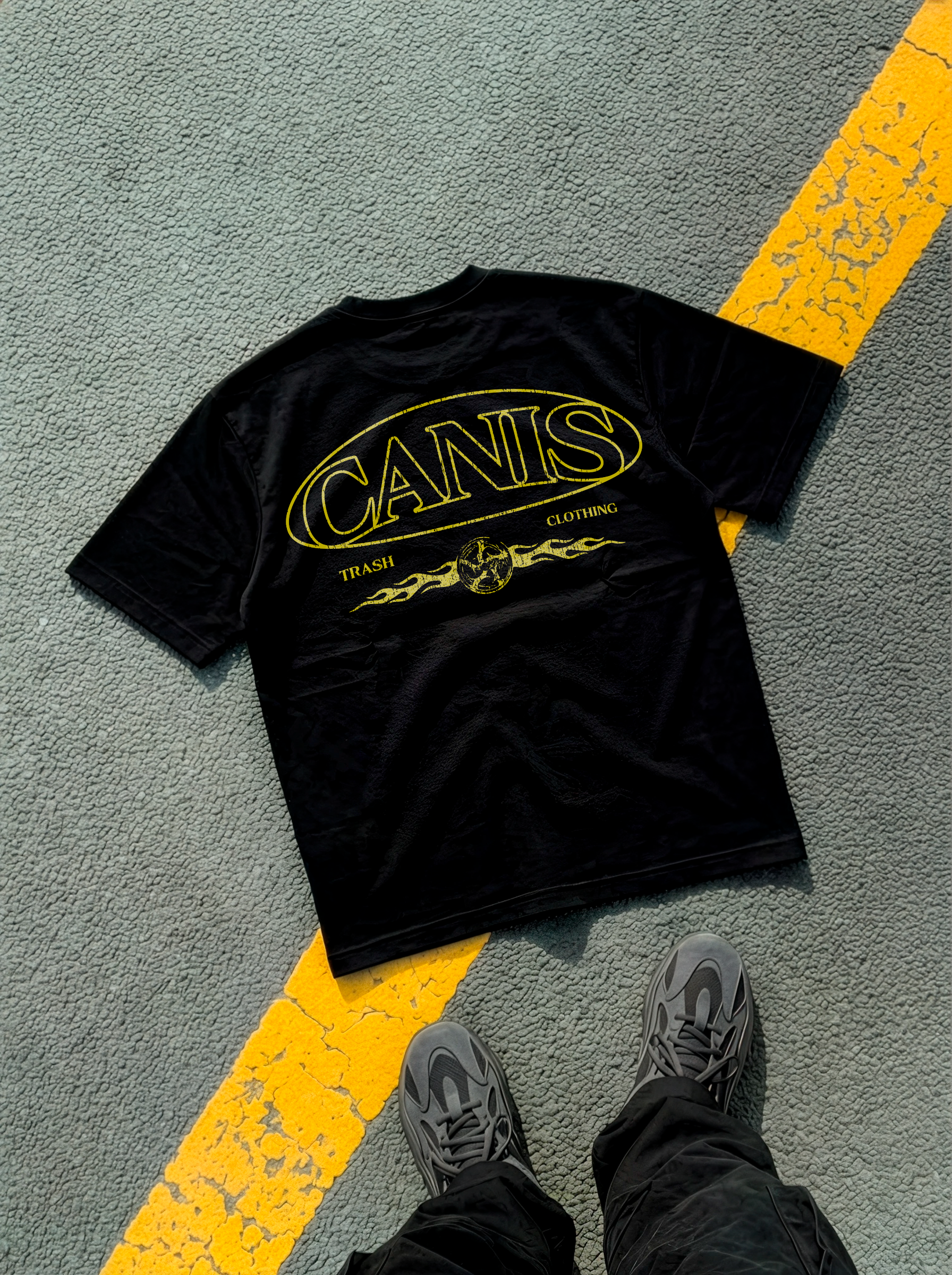 Rider Tee | Negra Oversize